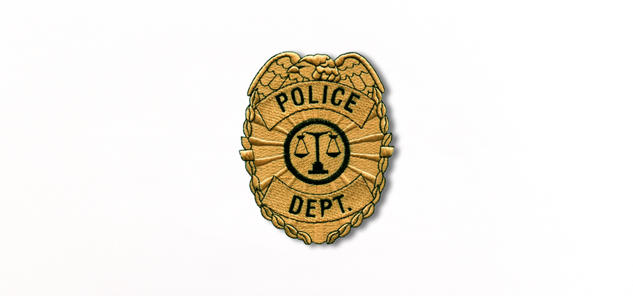 Police Department White Faux